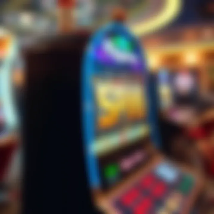 Illustration of a digital slot machine highlighting free spins feature