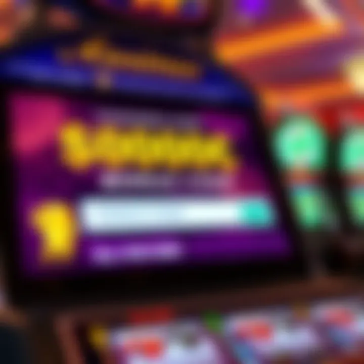 Casino Interface Highlighting Pokies Bonus Code Entry and Rewards Digital casino interface showing bonus code entry and rewards for pokies players