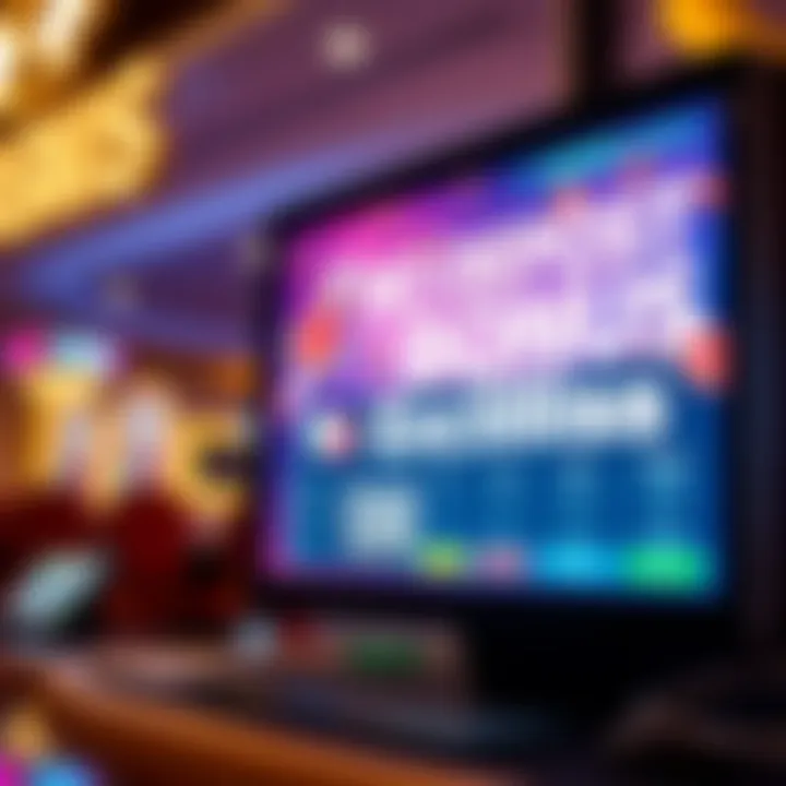 Illustration showing a digital casino screen displaying no deposit bonus codes on Rocket Casino