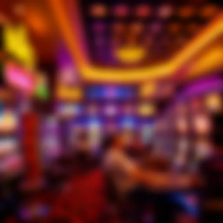 Bright Australian casino floor with multiple pokies and players enjoying the gaming experience